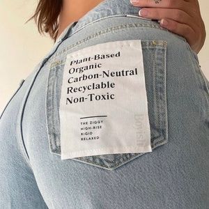 NWT Size 25 Boyish Organic Cotton Ziggy Jeans in "Sunrise"